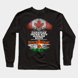 Canadian Grown With Nigerien Roots - Gift for Nigerien With Roots From Niger Long Sleeve T-Shirt